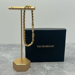 NWT Technibond 925 Itaor Gold Tone Fashion Bracelet With Box Made In Italy